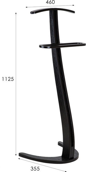 Изображение товара Вешалка для одежды Мебелик Галант 334 (венге)