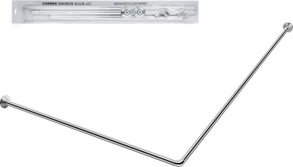 Изображение товара Карниз для ванны Perfecto Linea 36-020105  (серебро)