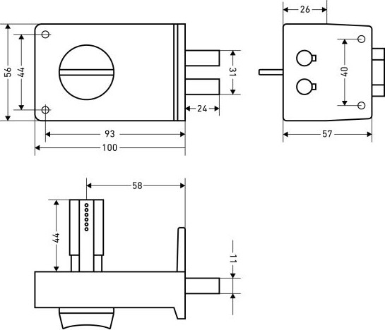 Изображение товара Замок накладной Аллюр ЗН1-8