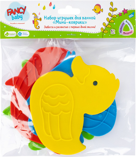 Изображение товара Набор игрушек для ванной Fancy Мини-коврики / MATS04