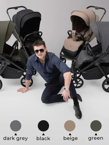 Изображение товара Детская прогулочная коляска Sweet Baby SBL Elegante S (черный)