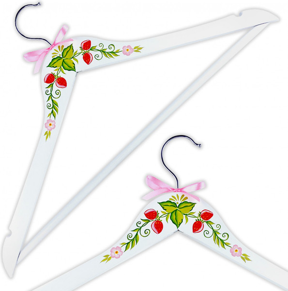 Изображение товара Деревянная вешалка-плечики Брестская Фабрика Сувениров Клубника / HR10