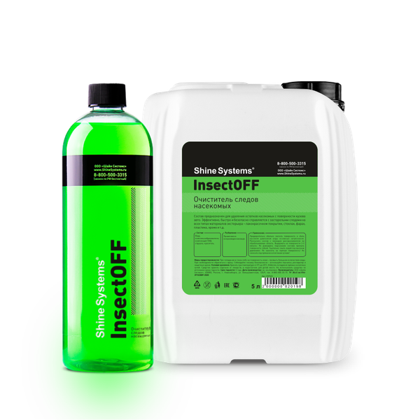 Изображение товара Очиститель гудрона и cледов насекомых Shine Systems InsectOFF / SS746 (750мл)