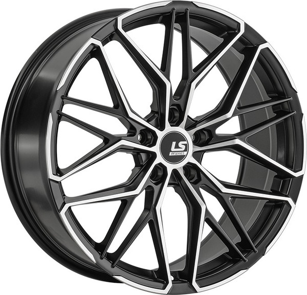 Изображение товара Литой диск LS wheels FlowForming RC101 19x9" 5x120мм DIA 74.1мм ET 48мм BKSF