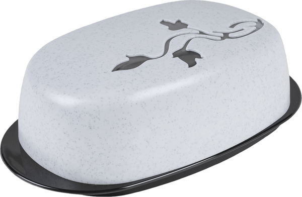 Изображение товара Масленка Berossi Basilic ИК 35904000 (белый мрамор)