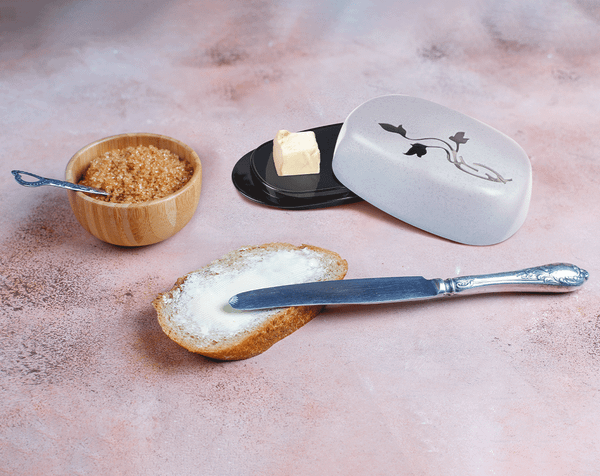 Изображение товара Масленка Berossi Basilic ИК 35904000 (белый мрамор)