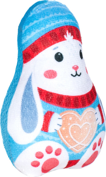 Изображение товара Игрушка для кошек Fancy Pets Новогодний зайка / NYS11C