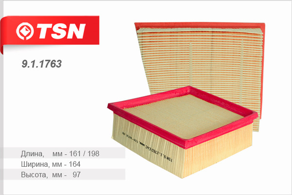 Изображение товара Воздушный фильтр TSN 9.1.1763