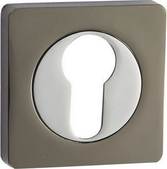 Изображение товара Накладка на цилиндр Vantage ET02BN/CP (черный никель/хром)