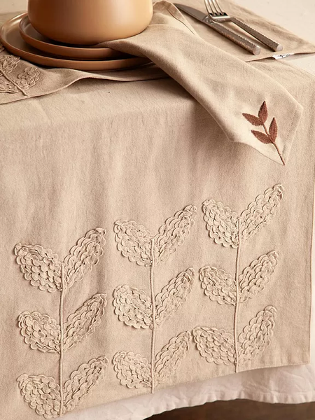 Изображение товара Дорожка на стол Tkano Essential Desert leaf / TK25-TR0009