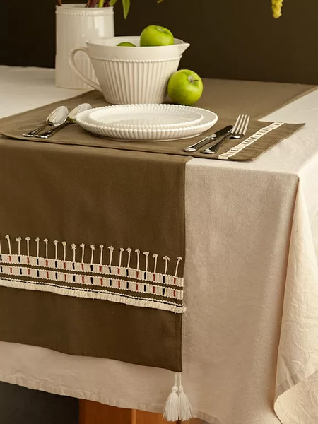 Изображение товара Дорожка на стол Tkano Ethnic Nomad grid / TK25-TR0010