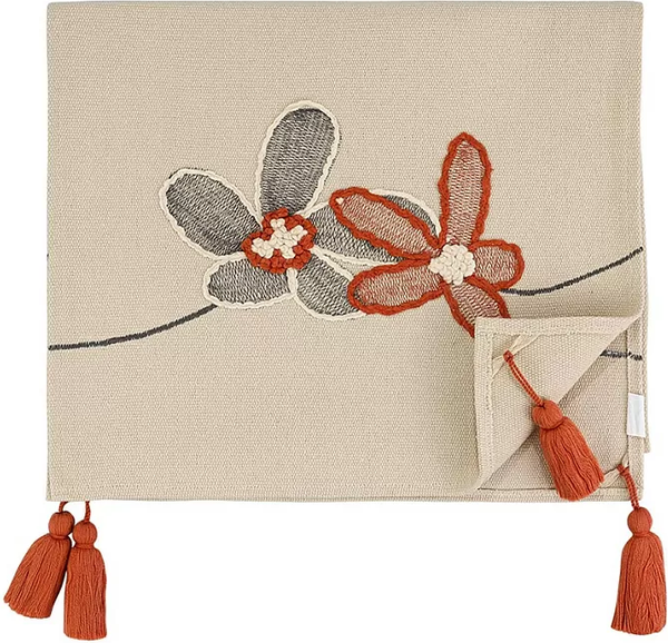 Изображение товара Дорожка на стол Tkano Ethnic Stone flowers / TK25-TR0008