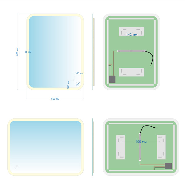 Изображение товара Зеркало Mixline Колорит 557939