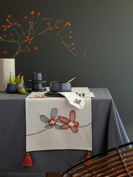 Изображение товара Сервировочная салфетка Tkano Ethnic Stone flowers TK25-NA0007