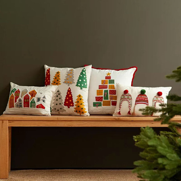 Изображение товара Чехол на подушку Tkano New Year Essential Jolly forest TK25-CC0026 