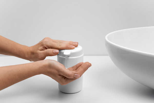 Изображение товара Дозатор для жидкого мыла AMBIENT Flux AFX033ABSWT (белый)