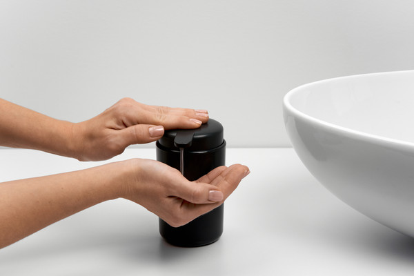 Изображение товара Дозатор для жидкого мыла AMBIENT Flux AFX034ABSBGR (черный графит)