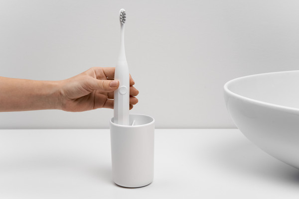 Изображение товара Стакан для зубной щетки и пасты AMBIENT Flux AFX036ABSWT (белый)