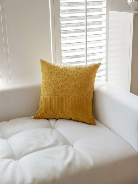 Изображение товара Наволочка декоративная MATEX Tufted Velvet ALEX-46 (желтый)