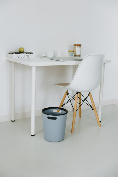 Изображение товара Мусорное ведро AMBIENT Folk / AFK015PPGB (серо-голубой)