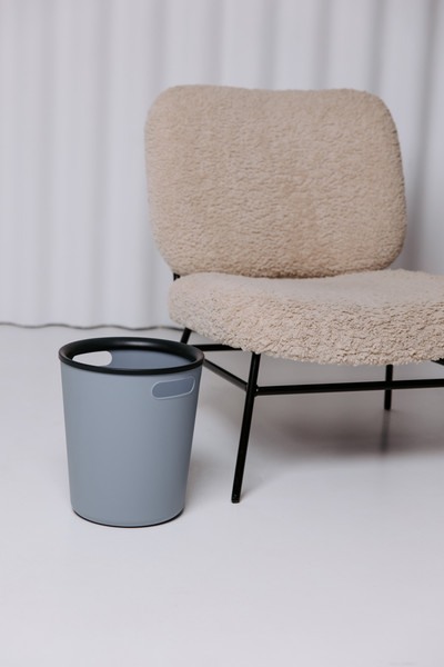 Изображение товара Мусорное ведро AMBIENT Folk / AFK015PPGB (серо-голубой)