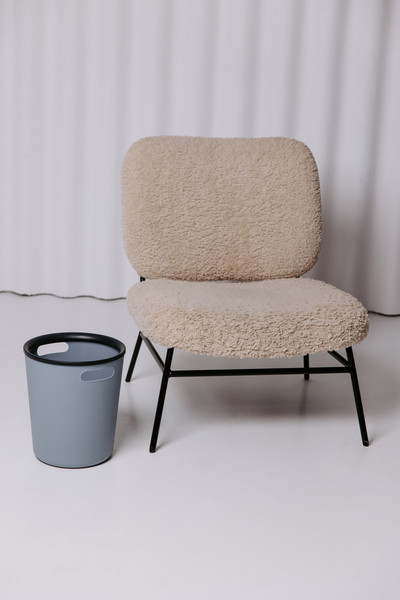 Изображение товара Мусорное ведро AMBIENT Folk / AFK015PPGB (серо-голубой)