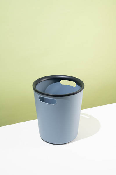 Изображение товара Мусорное ведро AMBIENT Folk / AFK015PPGB (серо-голубой)