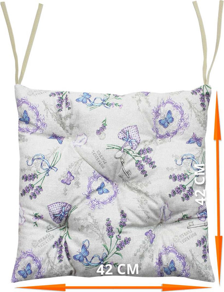 Изображение товара Комплект подушек на стул MATEX Homely Вязание / 67-863 (4шт, светло-серый)