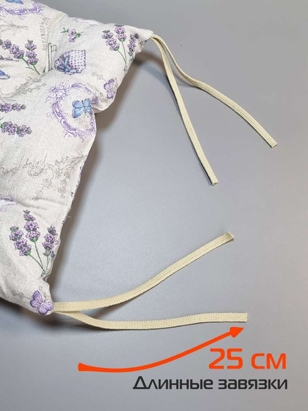 Изображение товара Комплект подушек на стул MATEX Homely Вязание / 67-863 (4шт, светло-серый)