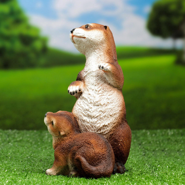 Изображение товара Фигурка для сада Хорошие сувениры Выдра с малышом / 5155108