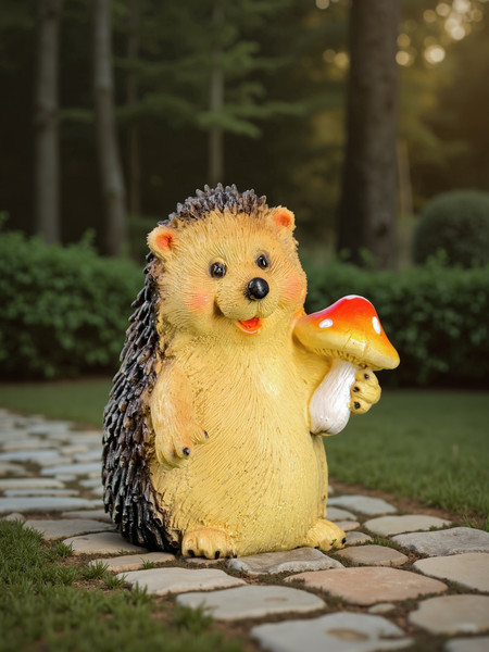 Изображение товара Фигурка для сада Хорошие сувениры Ежик с мухомором / 7751162