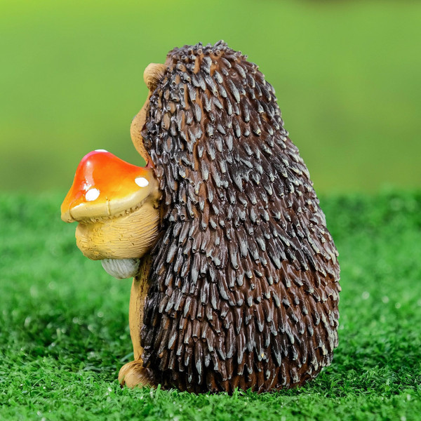 Изображение товара Фигурка для сада Хорошие сувениры Ежик с мухомором / 7751162