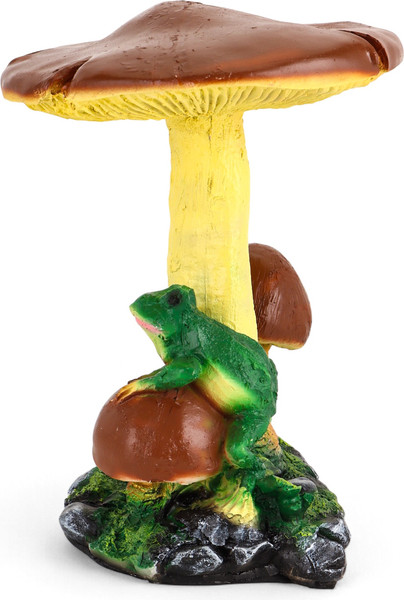 Изображение товара Фигурка для сада Хорошие сувениры Гриб тройной с лягушкой / 10942103