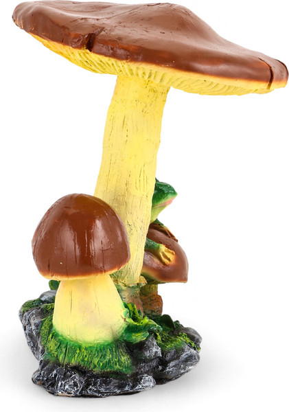 Изображение товара Фигурка для сада Хорошие сувениры Гриб тройной с лягушкой / 10942103
