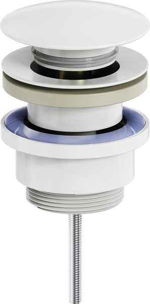 Изображение товара Донный клапан Oliveeka OL-SS07-MW (белый матовый)