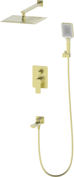Изображение товара Душевая система со смесителем Oliveeka OL-939003-BG (золотой матовый)