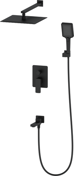 Изображение товара Душевая система со смесителем Oliveeka OL-939003-MB (черный матовый)