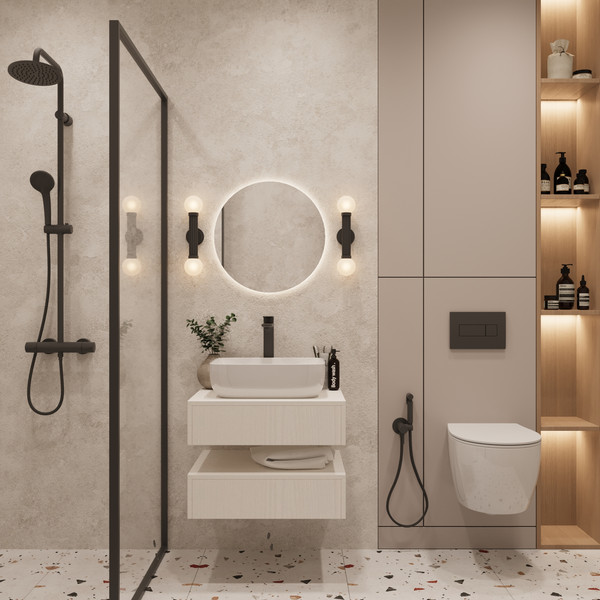 Изображение товара Тумба под умывальник ЗОВ Токио Премиум 2 80 / TP280WWPTOC (белый)