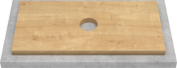 Изображение товара Тумба с умывальником ЗОВ Кито / K60LW0MWMC-HPL38T9514A (туя)