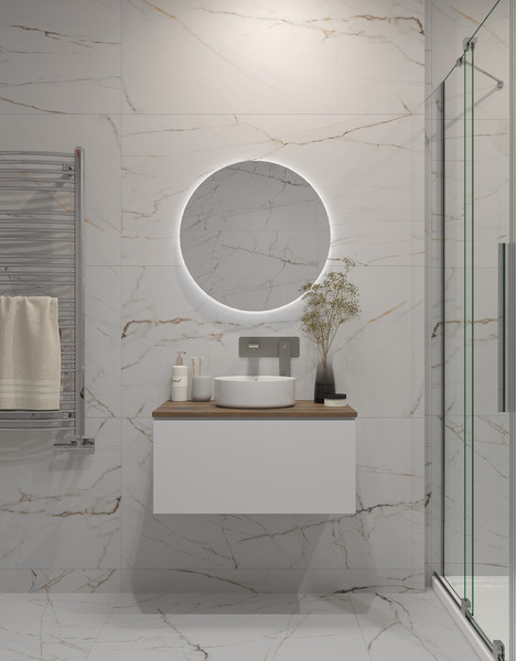 Изображение товара Тумба с умывальником ЗОВ Кито / K60LW0MWMC-LDSPA9514A (аттик)