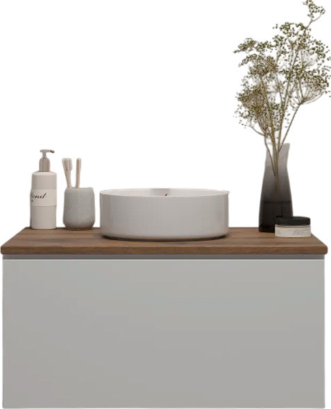 Изображение товара Тумба с умывальником ЗОВ Кито / K60LW0MWMC-LDSPA9514A (аттик)