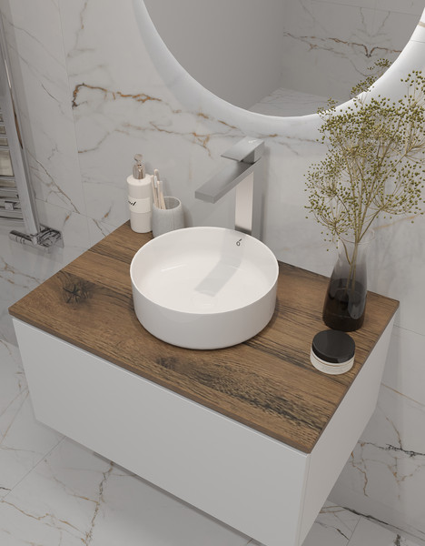 Изображение товара Тумба с умывальником ЗОВ Кито / K60LW0MWMC-LDSPA9514A (аттик)