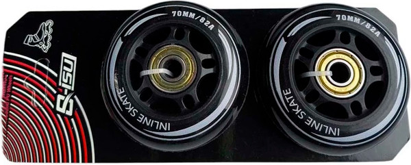 Изображение товара Набор колес для роликовых коньков ZEZ Sport LK002-Ч (2шт)