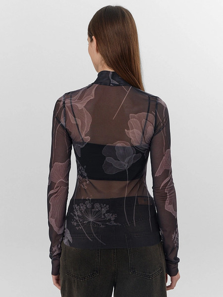 Изображение товара Джемпер Mark Formelle 122845 (р.164/170-92-98, цветы на черном)