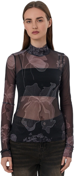 Изображение товара Джемпер Mark Formelle 122845 (р.164/170-96-102, цветы на черном)