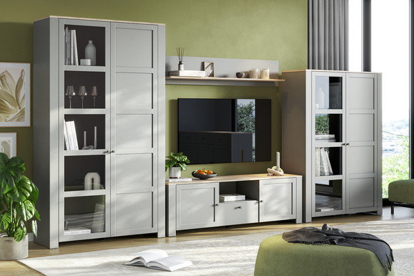 Изображение товара Полка Речицадрев Неаполь Р394.03 (агат серый 618/дуб салерно 708)