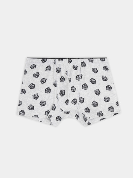 Изображение товара Трусы мужские Mark Formelle 411134 (р.102-112, медведи на светло-сером меланже)