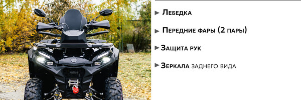 Изображение товара Квадроцикл AVM Adventure 250 (черный)
