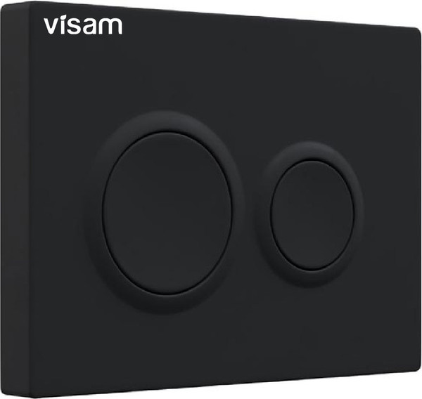 Изображение товара Инсталляция для унитаза Visam Slim 525 с кнопкой O5 / EX-040265 (черный Soft Touch)