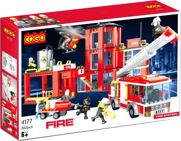 Изображение товара Конструктор LANSI Пожарная часть / 182325